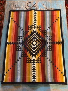 Pendleton Geometric double sided wool  pillow shams  - Multicolor 2 included